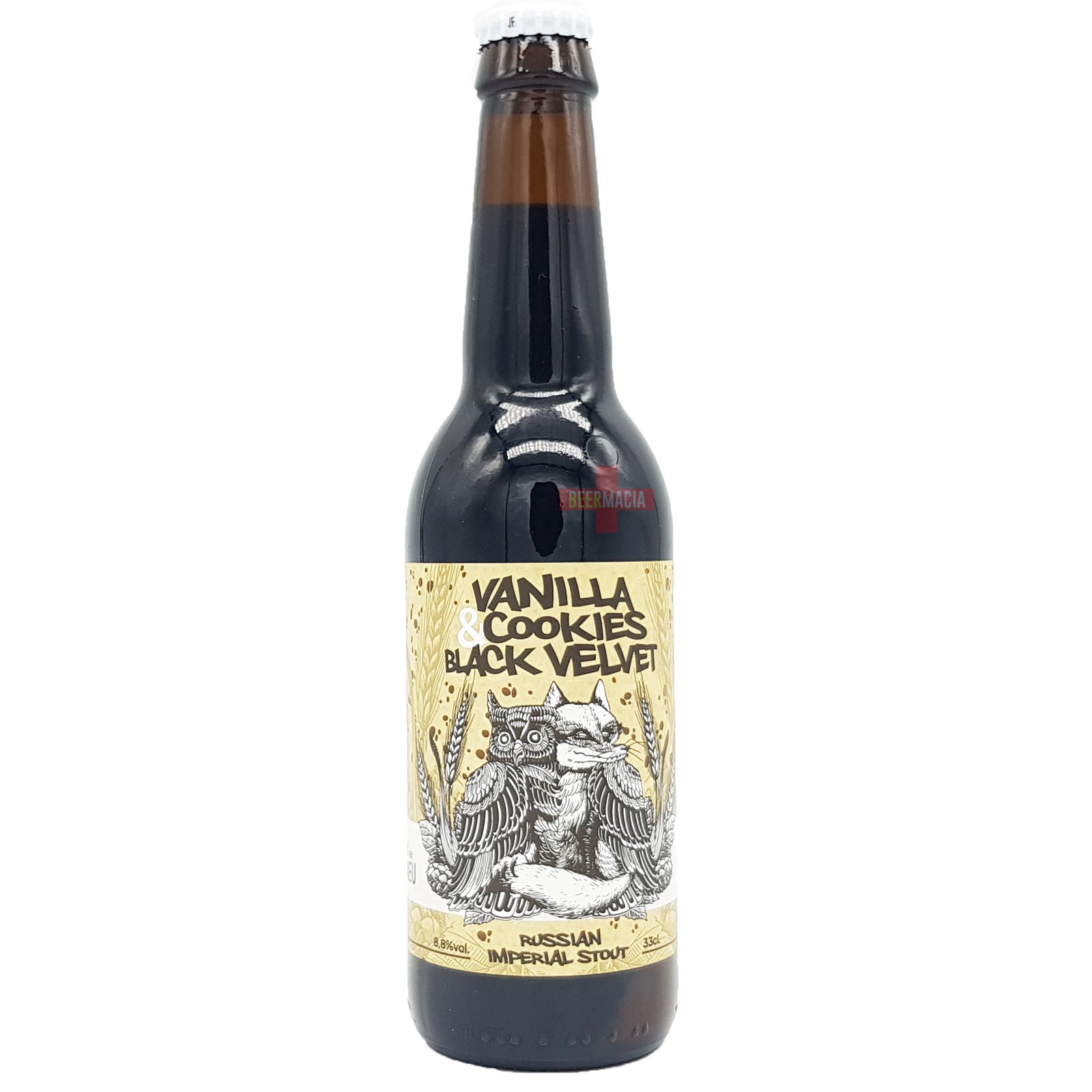 Cervesa Guineu / La Quince Brewery - Vanilla & Cookies Black Velvet 33cl