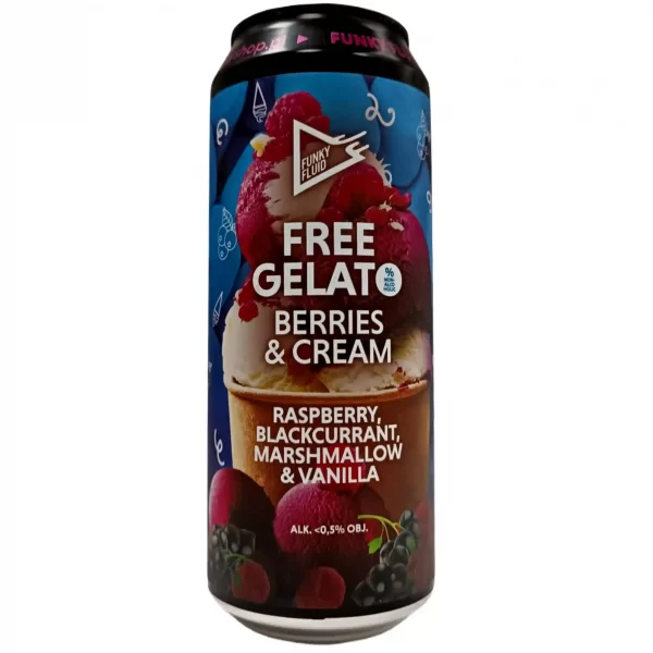 Browar Funky Fluid - Free Gelato: Berries & Cream