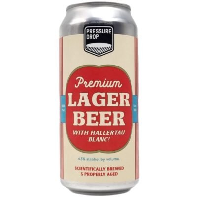 Pressure Drop Brewing - Premium Lager Beer With Hallertau Blanc 44cl