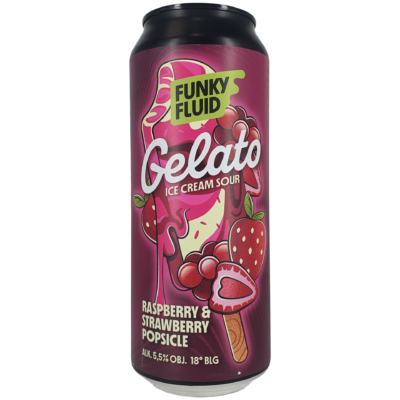 Funky Fluid - Gelato: Raspberry Strawberry Popsicle 50cl