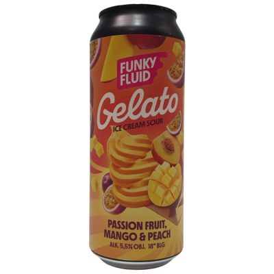 Funky Fluid - Gelato: Passion Fruit, Mango & Peach 50cl