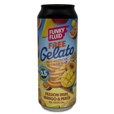 Funky Fluid – Free Gelato: Passionfruit, Mango & Peach 50cl