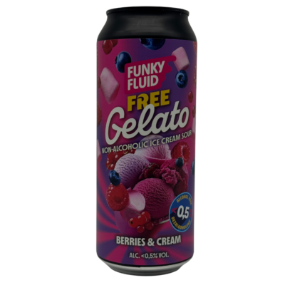 Funky Fluid – Free Gelato Berries & Cream 50 cl