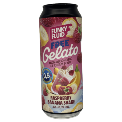 Funky Fluid – Free Gelato: Raspberry Banana Shake 50cl