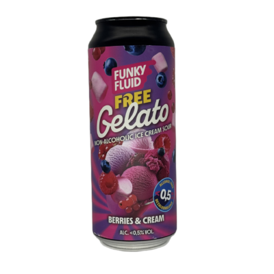 Funky Fluid – Free Gelato: Berries & Cream 50cl