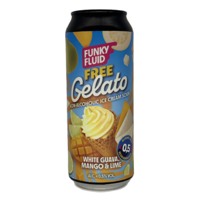 Funky Fluid – Free Gelato: White Guava, Mango & Lime 50cl