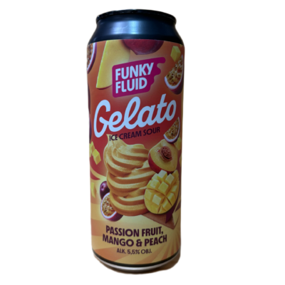 Funky Fluid – Gelato: Passion Fruit, Mango & Peach 50 cl
