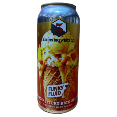 3 Sons Brewing Co. – Mango Sticky Rice Gelato (Funky Fluid Collab) 47.3 cl