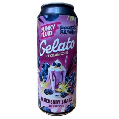 Funky Fluid – Gelato: Blueberry Shake 50 cl