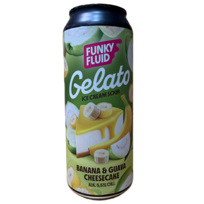 Funky Fluid – Gelato: Banana & Guava Cheesecake 50 cl